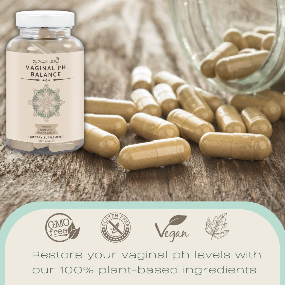 Herbal-avRay Natural Vaginal PH Balance for Women Pills – Supports Vaginal Health